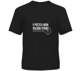 Albi Humorous T-shirt Big endurance black, men's size M