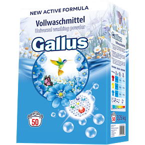 Gallus Universal Washing Powder, 50 Loads, 3.25 kg