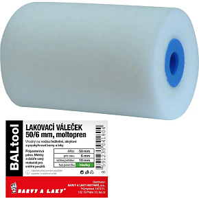 BARVY A LAKY HOSTIVAŘ Moltopren roller for painting for holder 6 mm, 55 mm BARVY A LAKY HOSTIVAŘ Moltopren roller for painting for holder 6 mm, 55 mm
