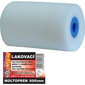 BARVY A LAKY HOSTIVAŘ Moltopren painting roller for holder 6 mm, 55 mm