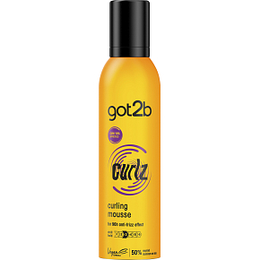 Got2b Twisted Curls Wave Mousse, Hold 3, 250 ml