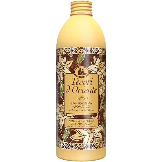 Tesori d'Oriente shower gel and foam 2 in 1 Vanilla & Ginger, 500 ml