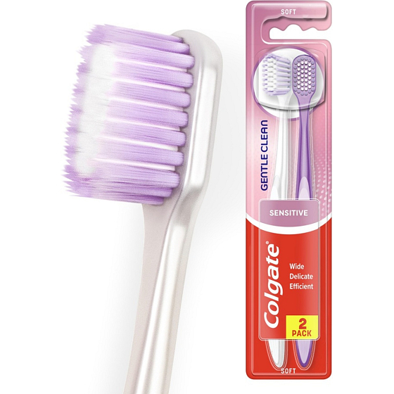 Colgate Gentle Clean Sensitive Toothbrush 2-pack