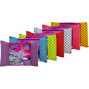 Parex Magic Sponge for Dishes, Mix of Colors