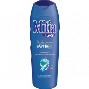 Mitia Men Sapphire 2 in 1 shower gel and hair shampoo 400 ml