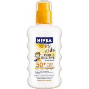 Nivea Sun Kids Pure & Sensitive OF50 + sunscreen spray for children 200 ml