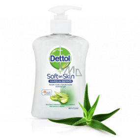 Dettol Aloe Vera and Vitamin E Moisturizing Antibacterial Soap Dispenser 250 ml