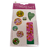 Magnetic bookmark with laser stickers 13 x 7 cm