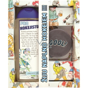 Bohemia Gifts Urban cosmetics For a hockey player shower gel 300 ml + handmade toilet soap 50 g, cosmetic set