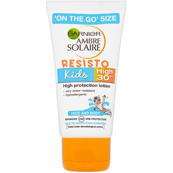 Garnier Ambre Solaire Resisto SPF30 suntan lotion for children 50 ml