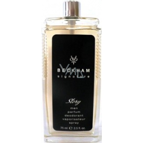 David Beckham Signature Story Men perfumed deodorant glass for men 75 ml Tester