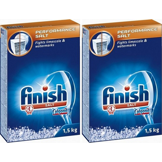 Calgonit Finish Performance dishwasher salt 2 x 1.5 kg