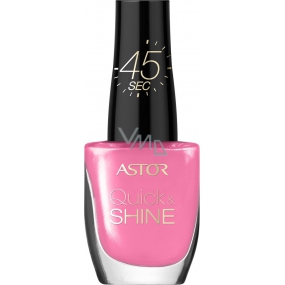 Astor Quick & Shine Nail Polish nail polish 202 Im In The Pink 8 ml