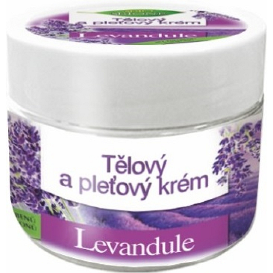 Bione Cosmetics Lavender Body and Face Cream for the Whole Family with Universal Use 260 ml