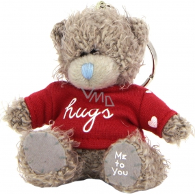 Me to You Teddy bear in a T-shirt with the inscription Hugs plush keychain 7.5 cm