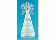 Angel glass illuminated LED on standing 16 cm