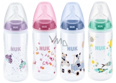 Nuk First Choice silikonové pítko 0-6 měsíců láhev plastová 300 ml
