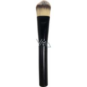 Cosmetic brush with synthetic bristles for make-up black 14,5 cm 30450-04