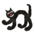 Black cat on standing 10 cm