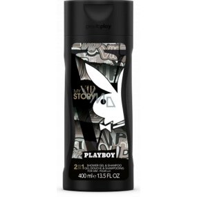 Playboy My Vip Story 2 in 1 shower gel and shampoo for men 400 ml
