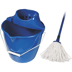 Spokar Cotton Cleaning Set, Bucket, Wringer, Mop, 1 Set