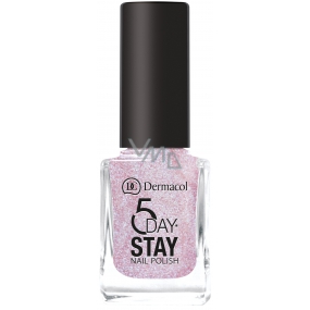 Dermacol 5 Day Stay Long-lasting nail polish 47 Sparkle 11 ml