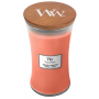 WoodWick Tamarind & Stonefruit - Tamarind and stone scented candle with wooden wick and lid glass large 609 g