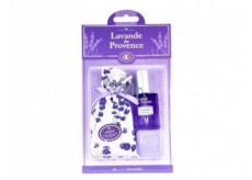 Esprit Provence Lavender bag with lavender + toilet soap 25 g + toilet water miniature 5 ml, cosmetic set