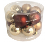 Flask glass brown set 2.5 cm, 12 pieces