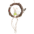 Wicker wreath for hanging bunny 18 cm