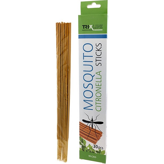 Trixline Mosquito Citronella Sticks with citronella against mosquitoes 30 pieces TR C355