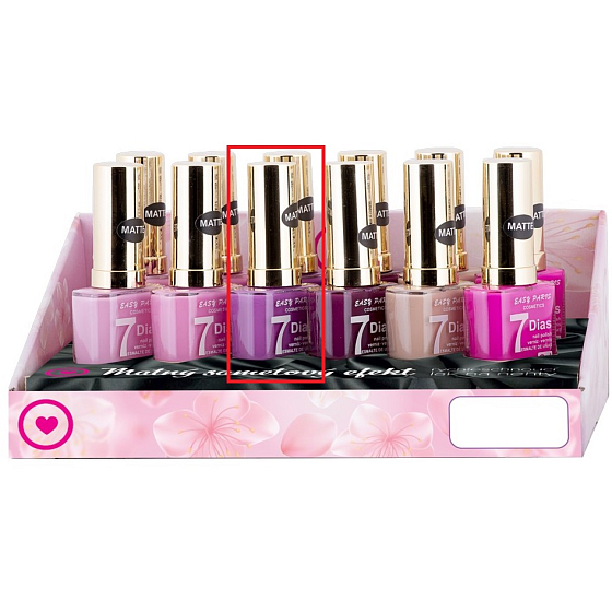 My 7Dias Efecto Gel gel nail polish matt light purple 13 ml