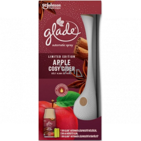 Glade Apple Cozy Cider with the scent of hot apple cider and fragrant cinnamon automatic air freshener 269 ml