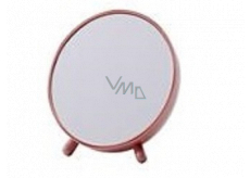 Diva & Nice Cosmetic mirror with legs Pink 17 x 19 x 7,5 cm