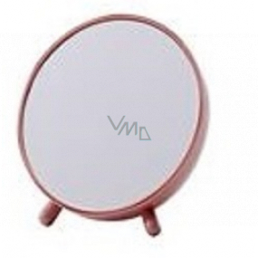 Diva & Nice Cosmetic mirror with legs Pink 17 x 19 x 7,5 cm