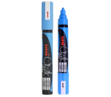 Uni Mitsubishi Chalk Marker chalk marker light blue 1,8-2,5 mm, PWE-5M