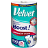 Velvet Boost paper towels three-ply 300 sheets, 39.3 m 1 roll
