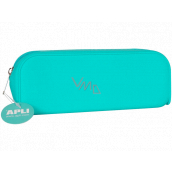 Apli Fluo Pencil case silicone neon turquoise 185 x 75 x 55 mm