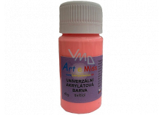 Art e Miss Luminous Universal Acrylic Paint 74 Neon Red 40 g