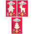 Paint your Christmas decoration Reindeer, Santa, Tree 8 x 6 cm 1 piece
