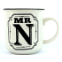 Albi Ceramic plate with inscription Mr N 320 ml