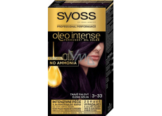Syoss Oleo Intense Color hair color without ammonia 3-33 Dark Purple