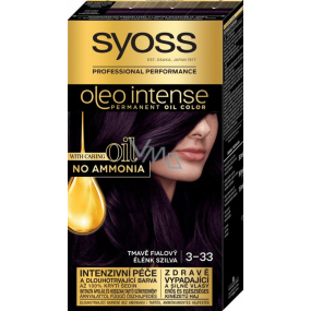 Syoss Oleo Intense Color hair color without ammonia 3-33 Dark Purple