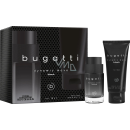 ml, men + gift for Bugatti shower drogerie Dynamic ml parfumerie set toilette 200 - VMD Move de 100 - Black eau gel