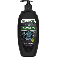Palmolive Men Refreshing shower gel 3in1 for men pump, 750 ml