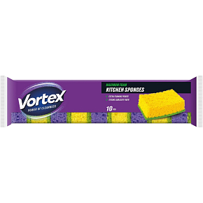 Vortex Maximum Foam Kitchen Sponge, 10 pcs