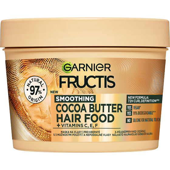 Garnier Fructis Hair Food Cocoa Butter hair mask, 400 ml