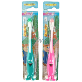 Abella Buddy Kids medium toothbrush various colors for children 1 piece