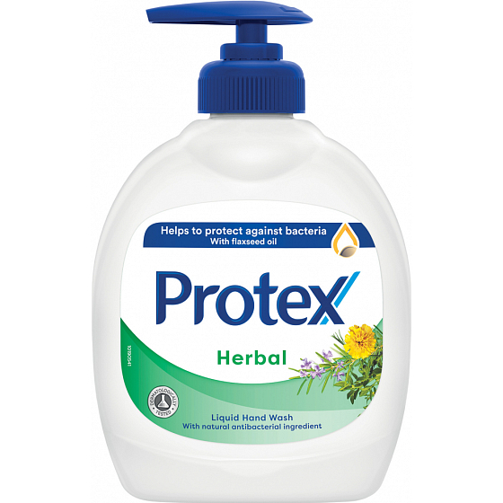Protex Herbal antibacterial liquid soap with a 300 ml pump