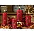 Lima Starry sky candle red cylinder 60 x 120 mm 1 piece